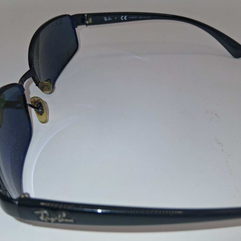 Ray-Ban Sunglasses Men's Black RB 3064 58mm Polarized Rectangle